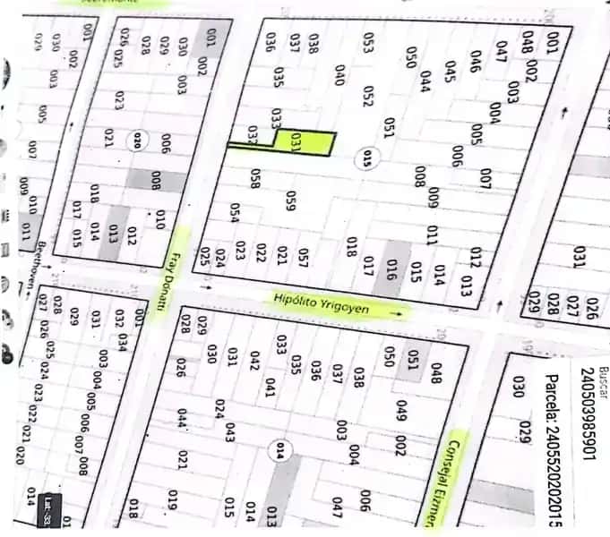 EXCELENTE LOTE EN RIO CUARTO 299m2