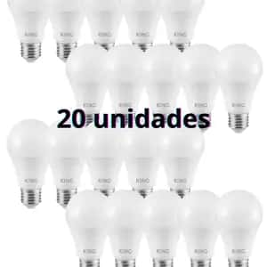 20 Lámparas LED E27