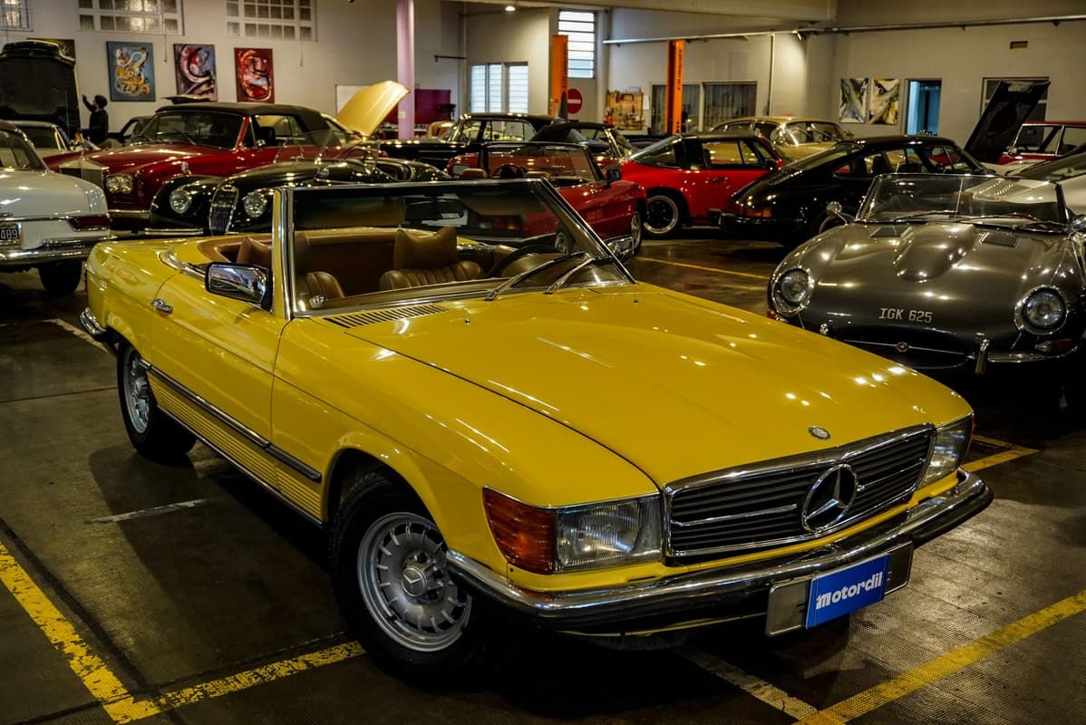 67K-Millas Mimosa Yellow 1977 Mercedes-Benz 450 SL