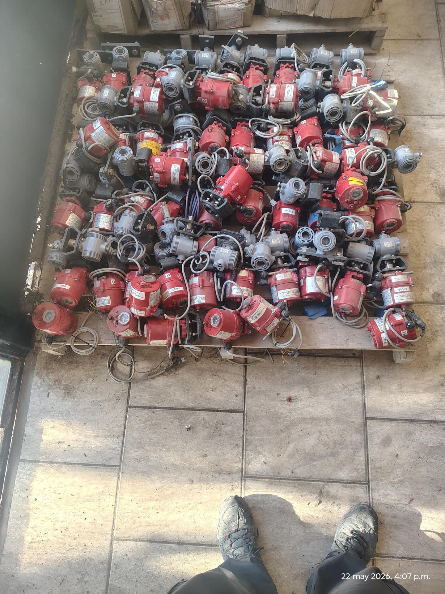 Electrovalvulas, Cantidad: 58 unidades, Condición: usado. LOC: Arroyo Seco, provincia de Santa Fe