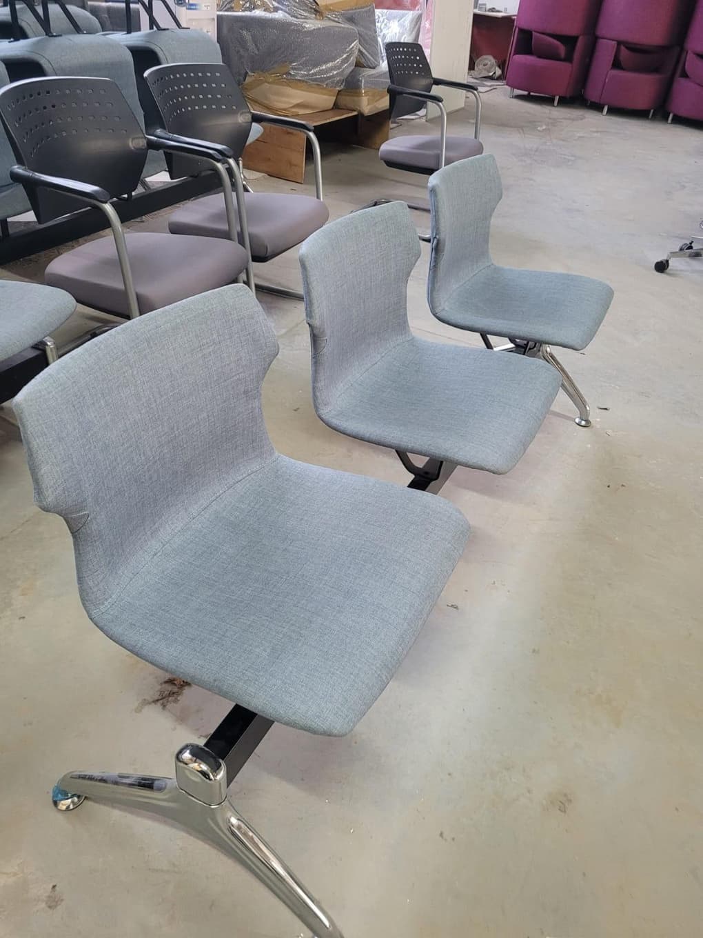 Tandem 3 sillas, Cantidad: 9 unidades, Condición: usado. LOC: Ciudad Autónoma de Buenos Aires