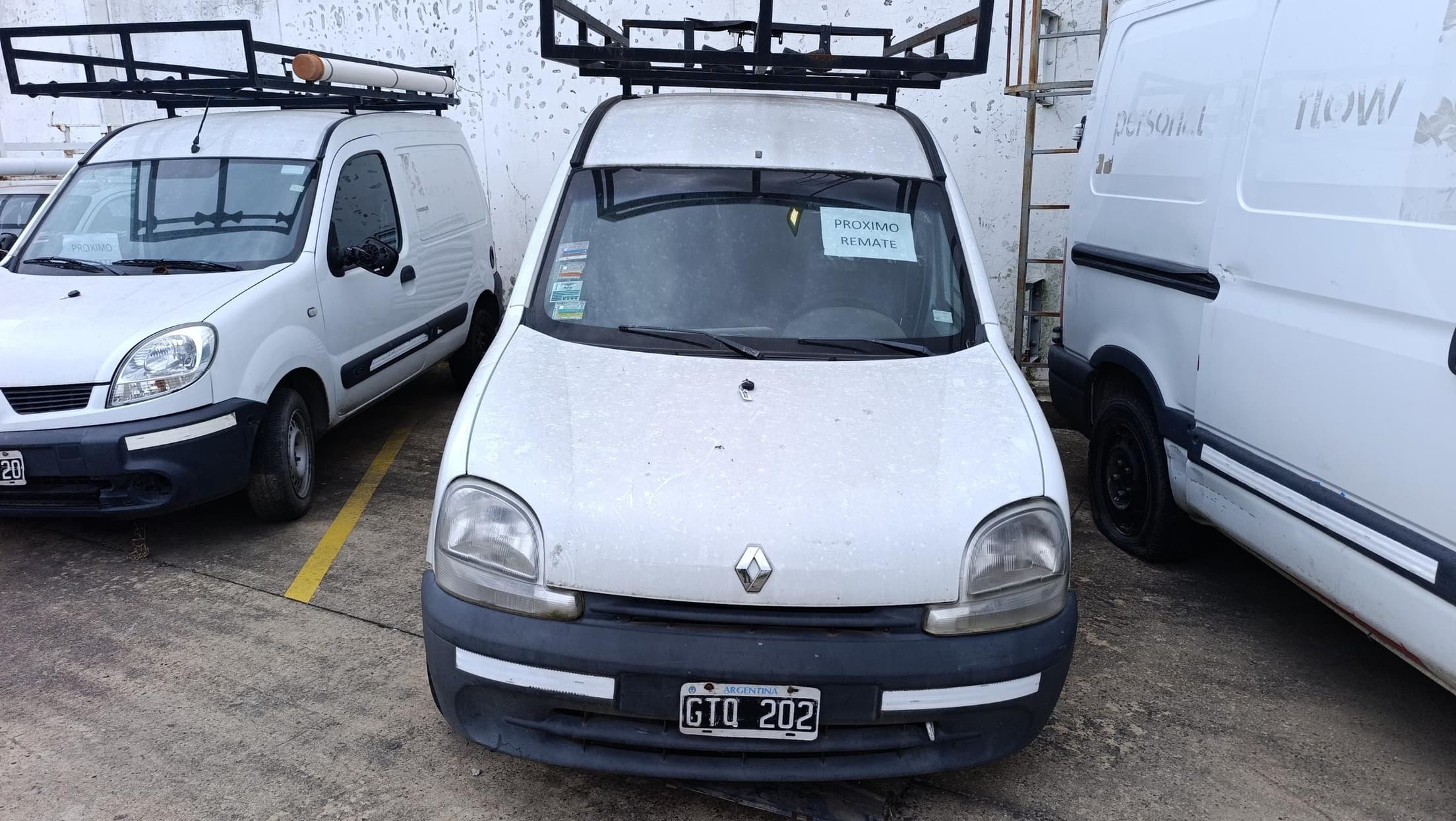 RENAULT FURGON KANGOO EXP CONFORT 1.9, Año 2008. DOM: GTQ202. Ubicación: Rosario, provincia de Santa Fe