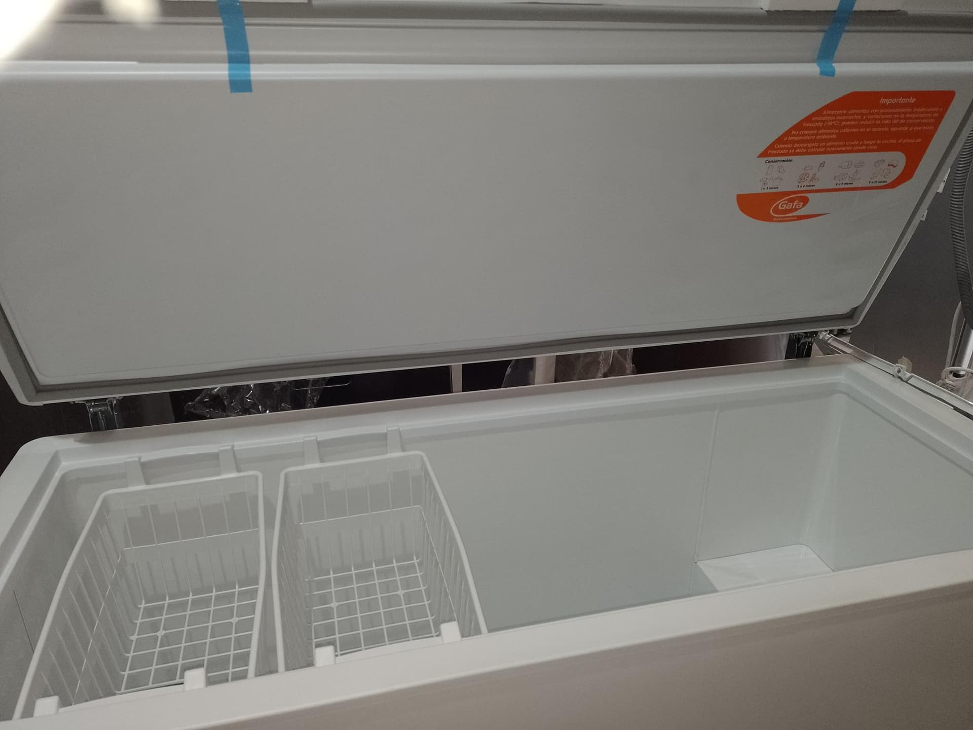 FREEZER GAFA FGHI400B-XL , Cantidad: 1 unidad, Condición: Nuevo - Outlet. LOC: PARADA ROBLES, provincia de Buenos Aires