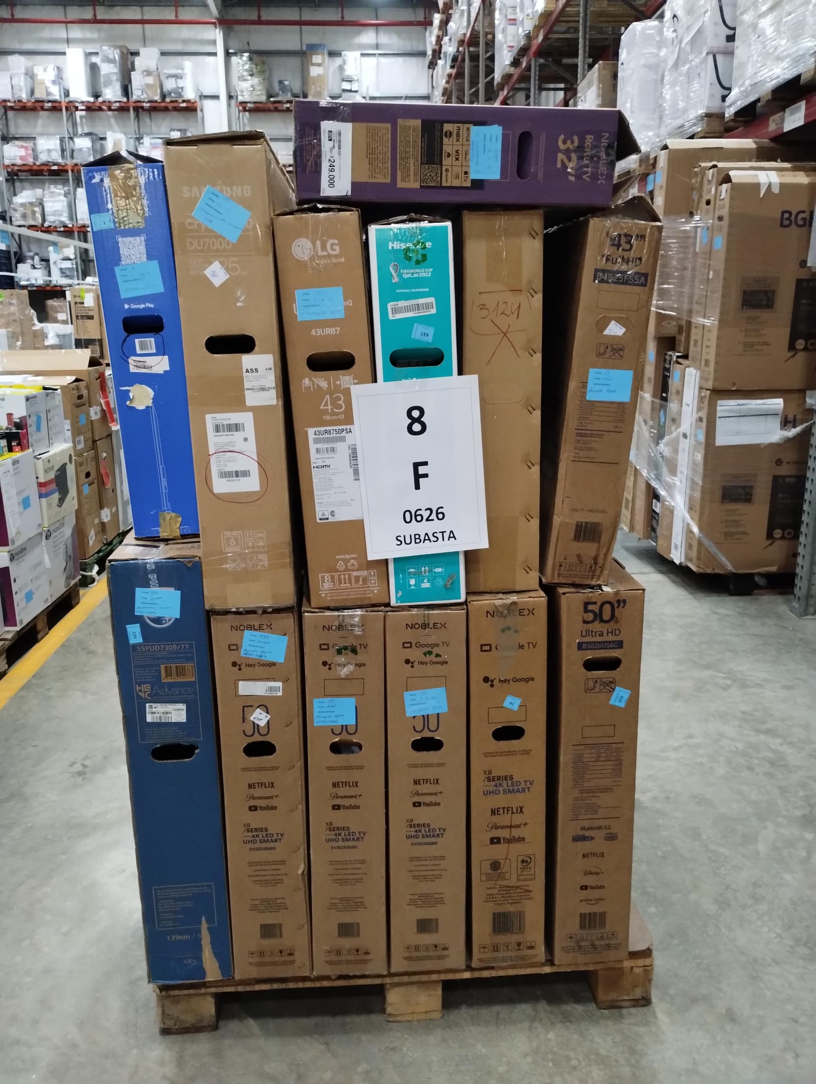SMART TV, Cantidad: 13 unidades, Condición: rezago/residuo/desecho. LOC: Tortuguitas, provincia de Buenos Aires