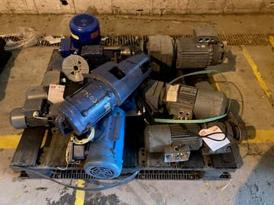 Motores eléctricos, Cantidad: 38 unidades, Condición: usado. LOC: Alvear, provincia de Santa Fe