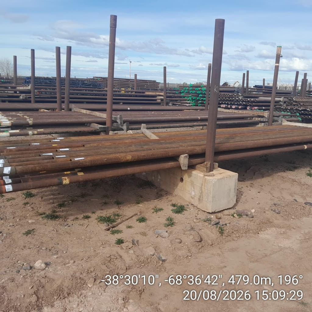 Tubing 2.7/8", Cantidad: 769,5 metros aprox, Condición: Grado 2. LOC: Loma de la Lata, provincia de Neuquén