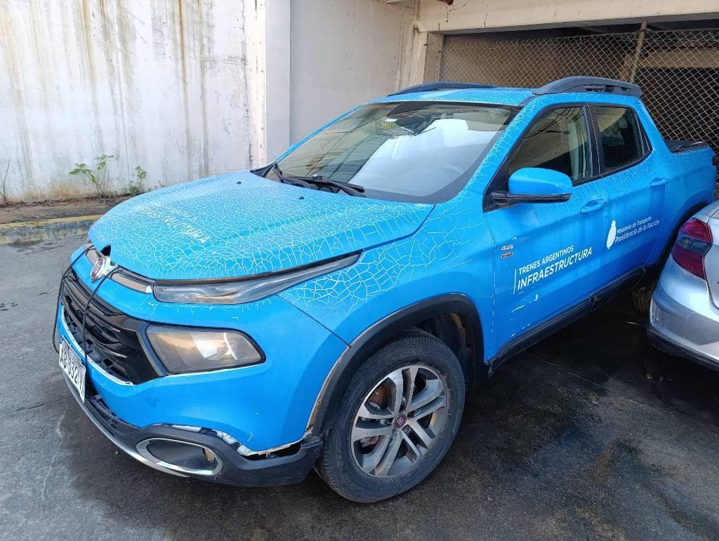 FIAT PICK-UP CABINA DOBLE TORO FREEDOM 2.0 16V 4X4, Año 2017. DOM: AB332YN. Ubicación: San Fernando, provincia de Buenos Aires