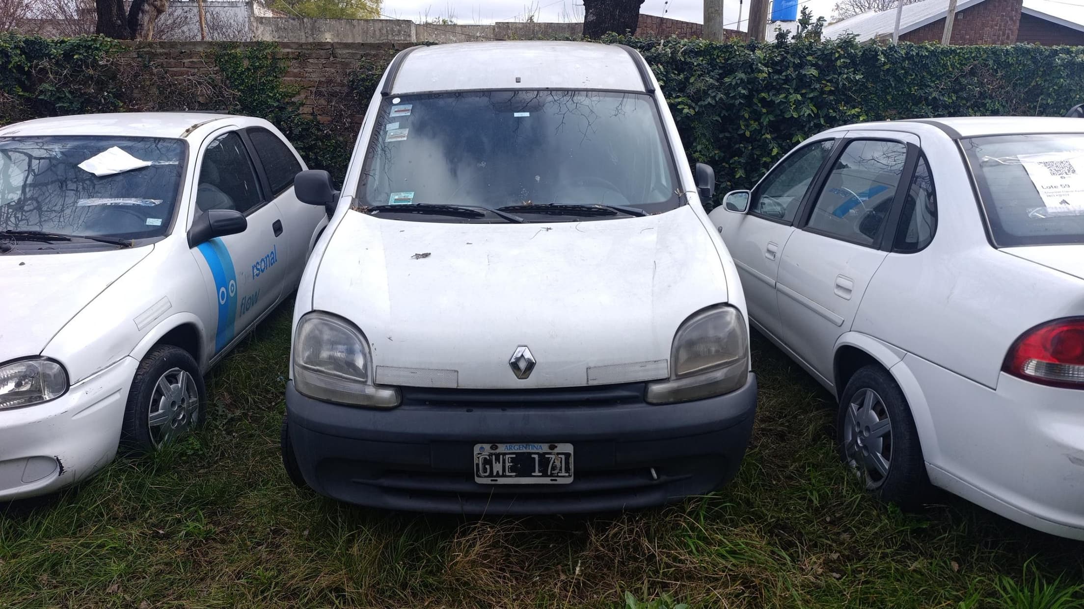 RENAULT FURGON LIVIANO KANGOO EXP CONFORT 1.9, Año 2007. DOM: GWE171. Ubicación: Lujan, provincia de Buenos Aires
