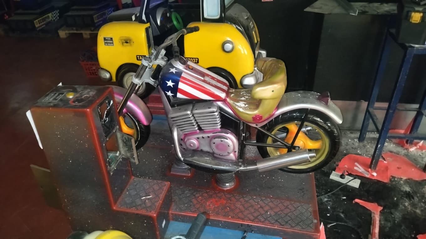 Kiddie Kiddie Moto Harley, Cantidad: 1 unidad, Condición: usado. LOC: Ciudad Autónoma de Buenos Aires
