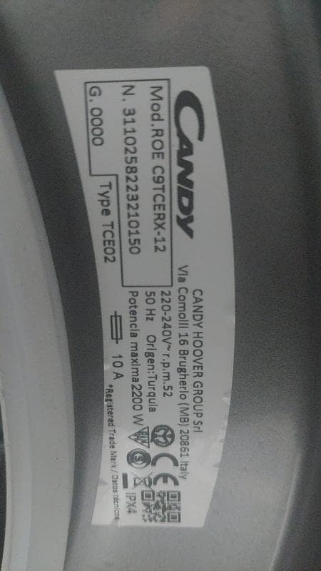SECARROPAS WHRILPOOL RO C9TCERX, Cantidad: 1 unidad, Condición: Nuevo - Outlet. LOC: CIUDADELA, provincia de Buenos Aires
