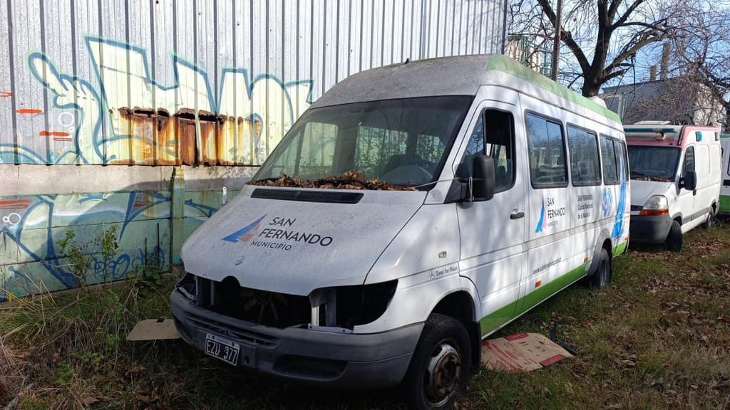 MERCEDES BENZ MINIBUS SPRINTER 413 CDI/C 4, Año 2005. DOM: EZU377. Ubicación: San Fernando, provincia de Buenos Aires