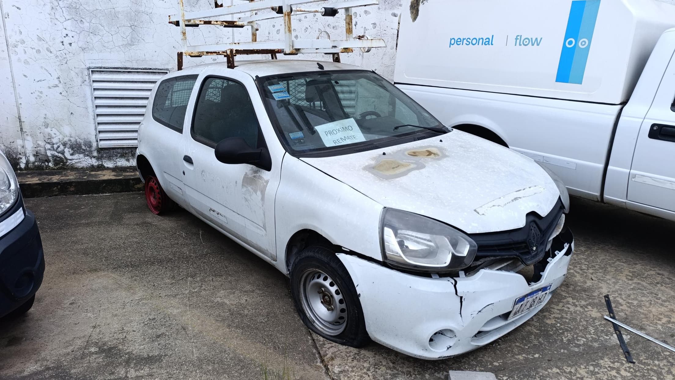 RENAULT FURGON CLIO WORK, Año 2016. DOM: AA608HJ. Ubicación: Villa Constitución, provincia de Santa Fe