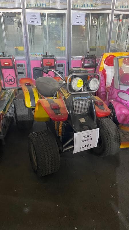 Juego electrónico Kiddie Quadri Bike, Cantidad: 1 unidad, Condición: usado, rezago con posibles faltantes. LOC: Ciudad Autónoma de Buenos Aires