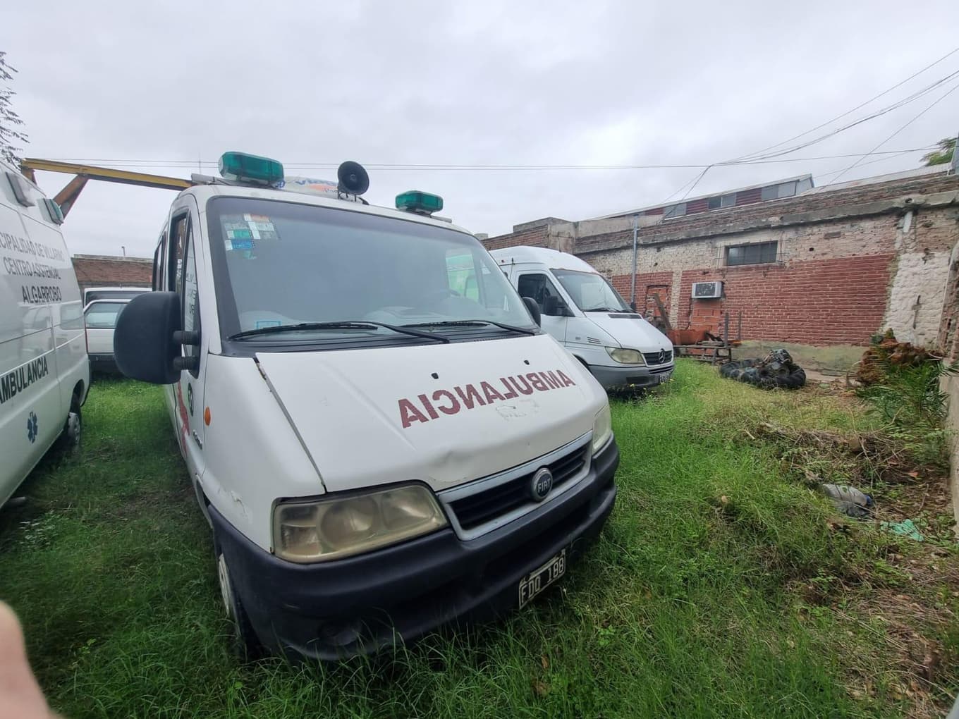 Fiat Ambulancia Ducato Cargo 2.8 IDTD, Año 2005. DOM: FDQ188. Ubicación: Villarino, provincia de Buenos Aires