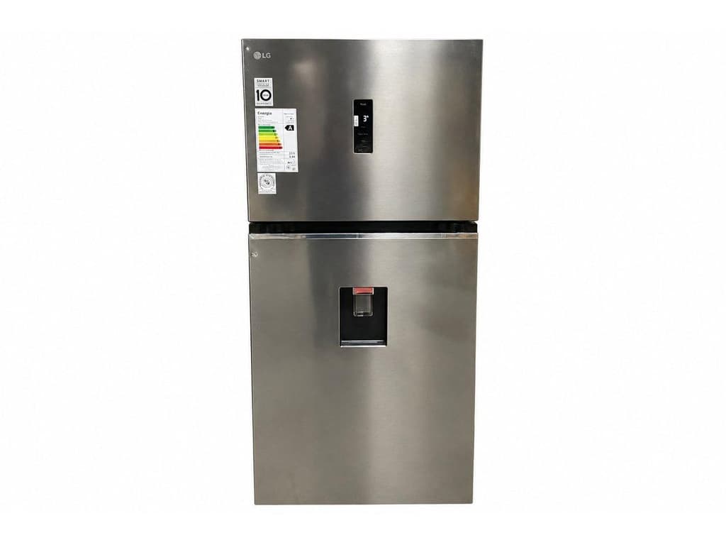 Heladera con freezer y dispensador de agua LG modelo Smart inverter