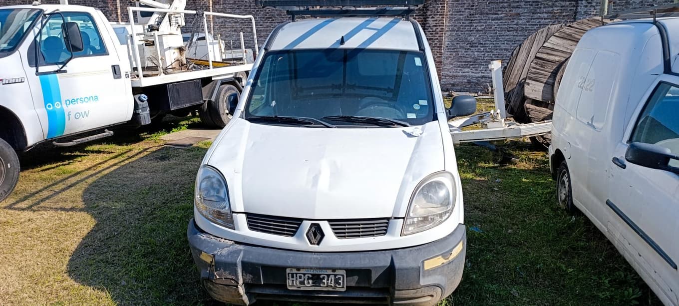 RENAULT FURGON  KANGOO CONFORT DCICD DA SVT 1 P, Año 2008. DOM: HPG343. Ubicación: Santa Fe, provincia de Santa Fe