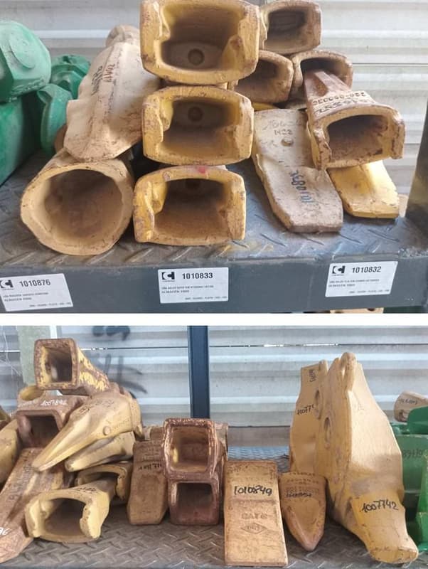 UÑAS/DIENTES DE BALDES, Cantidad: 135 unidades, Condición: sin uso. LOC: Don Torcuato, provincia de Buenos Aires