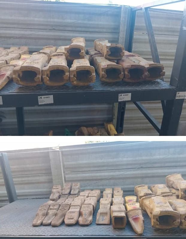UÑAS/DIENTES DE BALDES, Cantidad: 70 unidades, Condición: sin uso. LOC: Don Torcuato, provincia de Buenos Aires