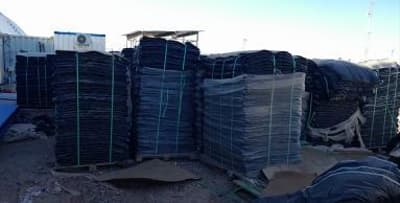 MANTA OLEOFILICA, Cantidad: 954 unidades, Condición: Sin uso. LOC: Añelo, provincia de Neuquén