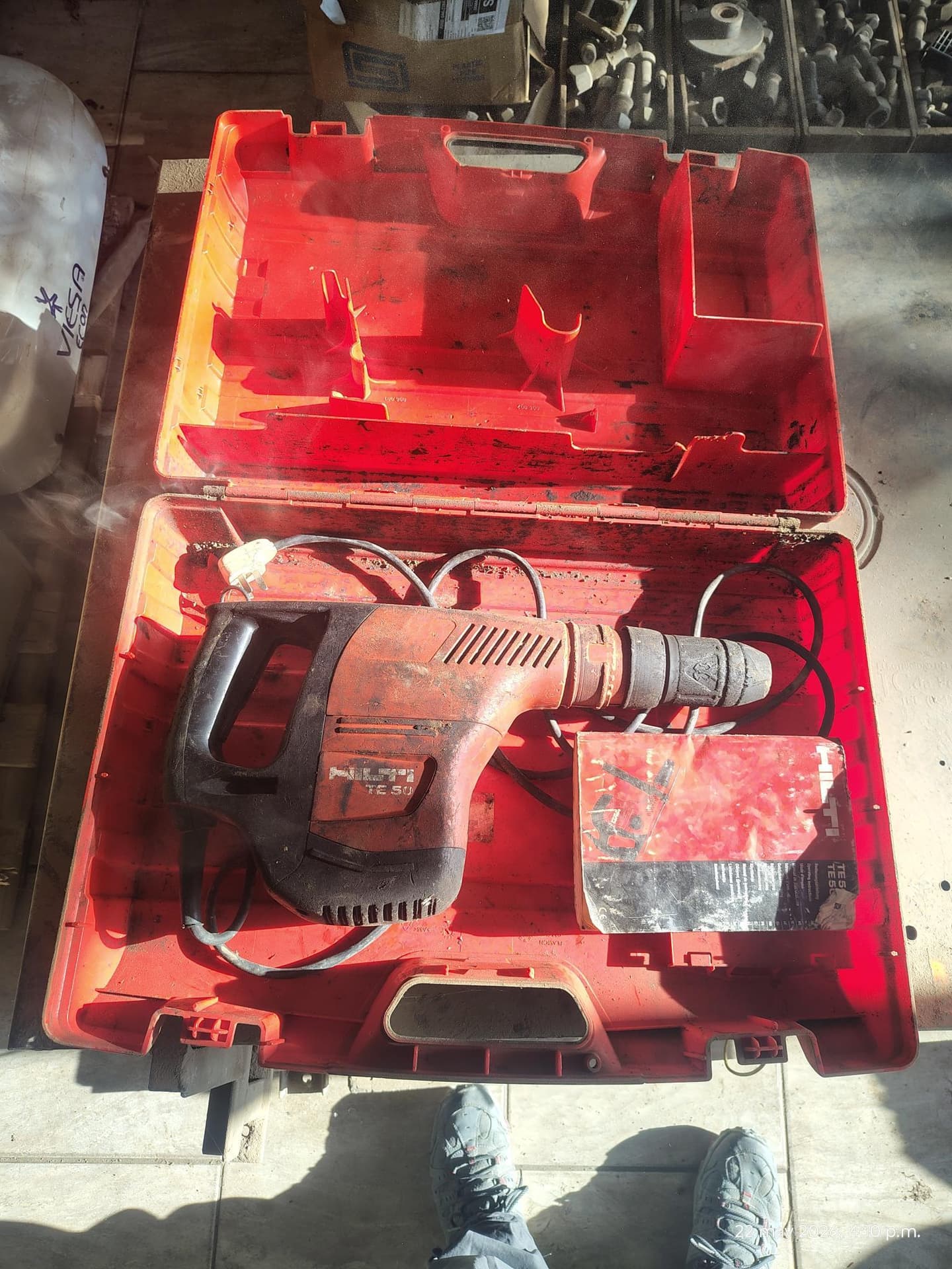 Martillo Hilti t80, Cantidad: 1 unidad, Condición: rezago. LOC: Arroyo Seco, provincia de Santa Fe