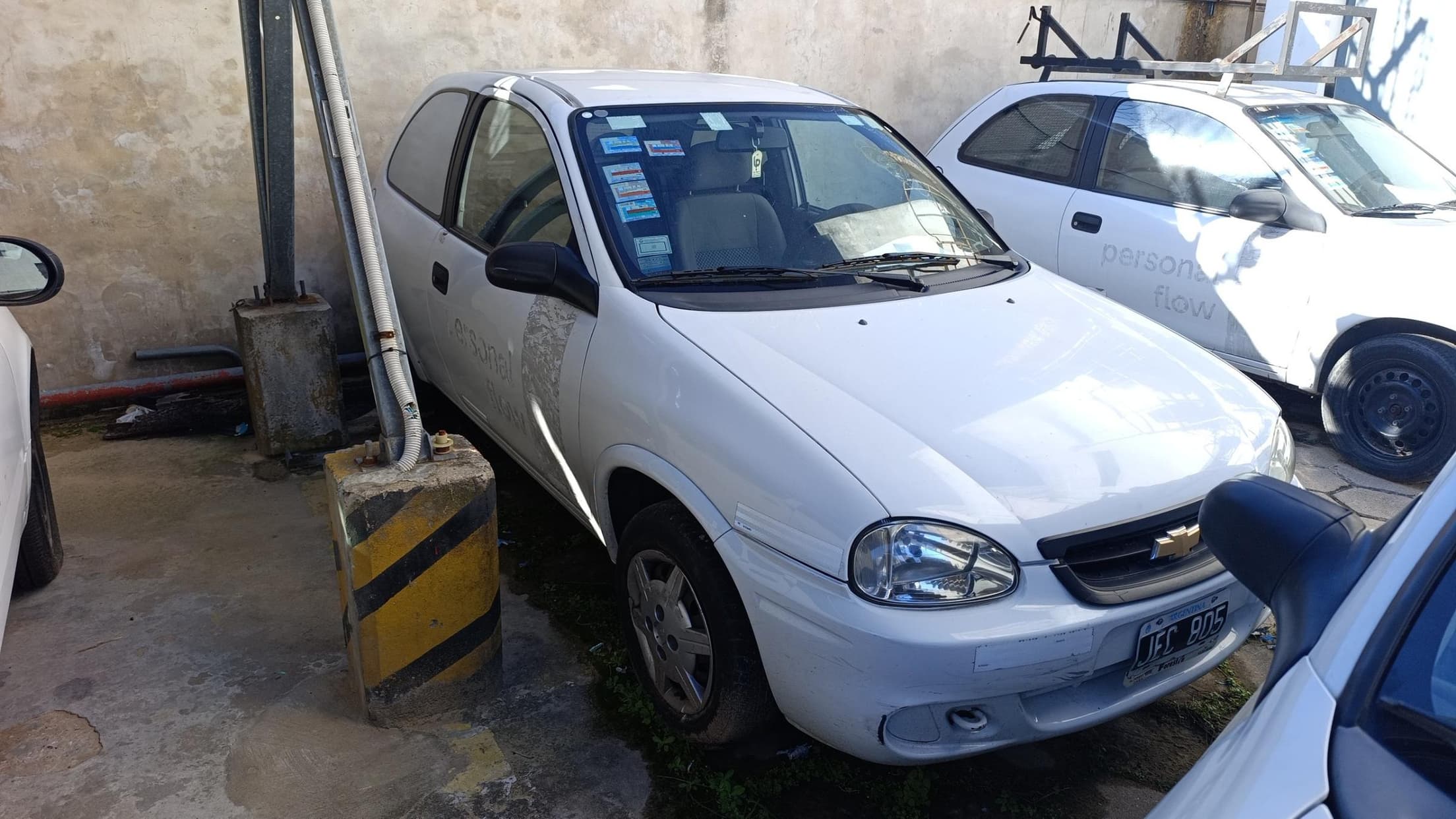 CHEVROLET UTILITARIO CORSA CLASSIC 3 PTAS CARGO 1.4 N, Año 2010. DOM: JEC805. Ubicación: Churruca, provincia de Buenos Aires