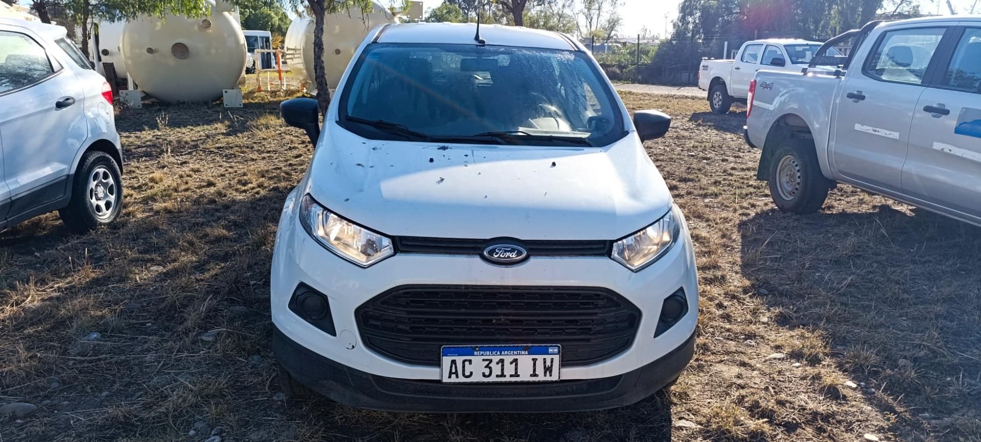 FORD RURAL 5 PUERTAS ECOSPORT S 1.6L MT N, Año 2017. DOM: AC311IW. Ubicación: Refinería Luján de Cuyo, provincia de Mendoza