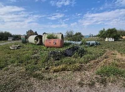 Scrap metálico, Condición: rezago. LOC: Sauce Viejo, provincia de Santa Fe