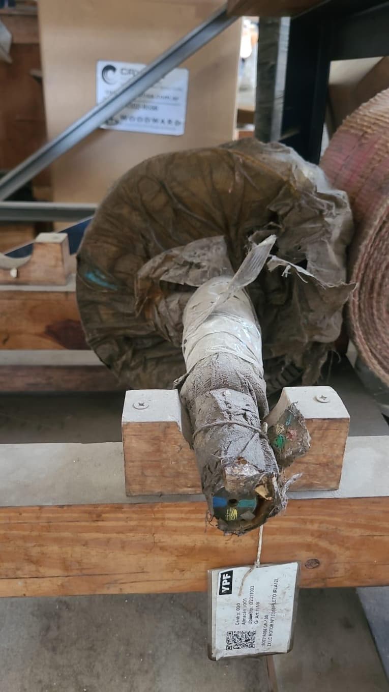 TURBINA MOTOR VAPOR, Cantidad: 690 unidades, Condición: sin uso. LOC: Refinería Luján de Cuyo, provincia de Mendoza