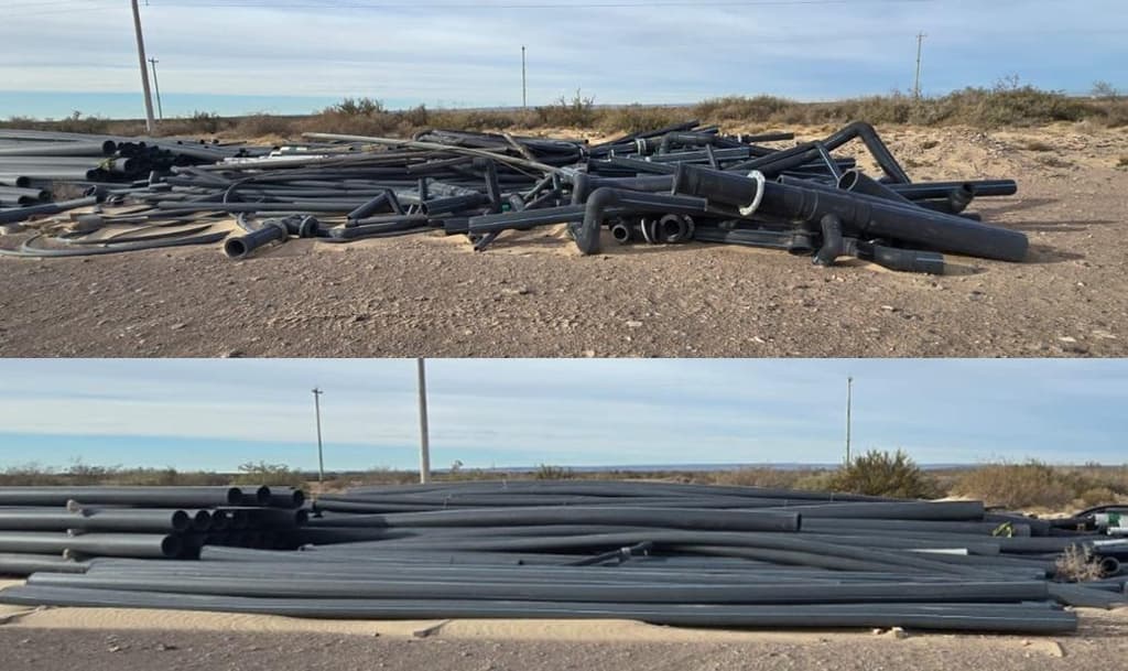 Materiales y equipos varios, Condición: rezago. LOC: Yacimiento Fortín de Piedra, Añelo, provincia de Neuquén