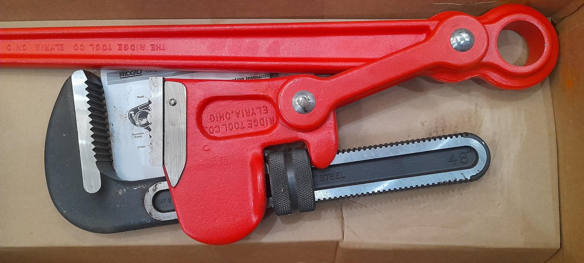LLAVE DE PALANCA RIDGID  6"  S-6A , Cantidad: 2 Unidades, Condición: sin uso. LOC: Don Torcuato, provincia de Buenos Aires