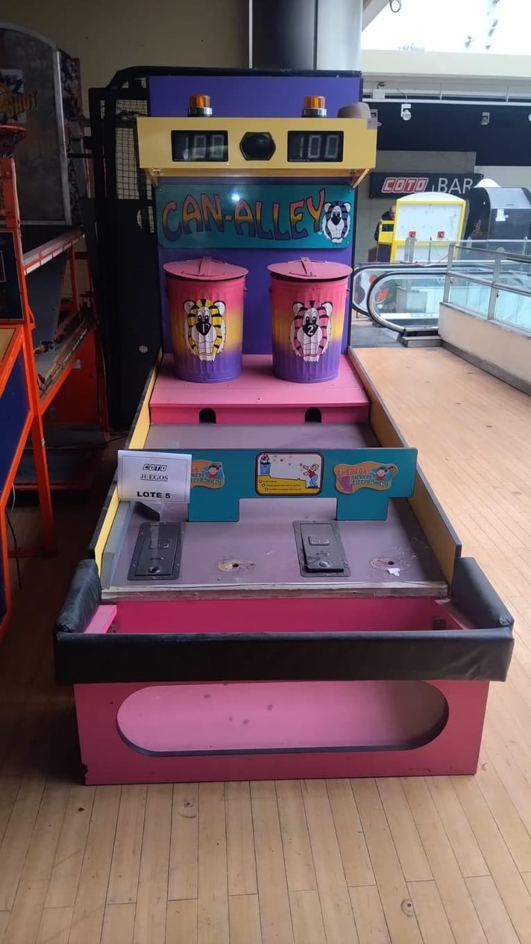 Juego electromecánico Can Alley, Cantidad: 1 unidad, Condición: usado. LOC: Ciudad Autónoma de Buenos Aires
