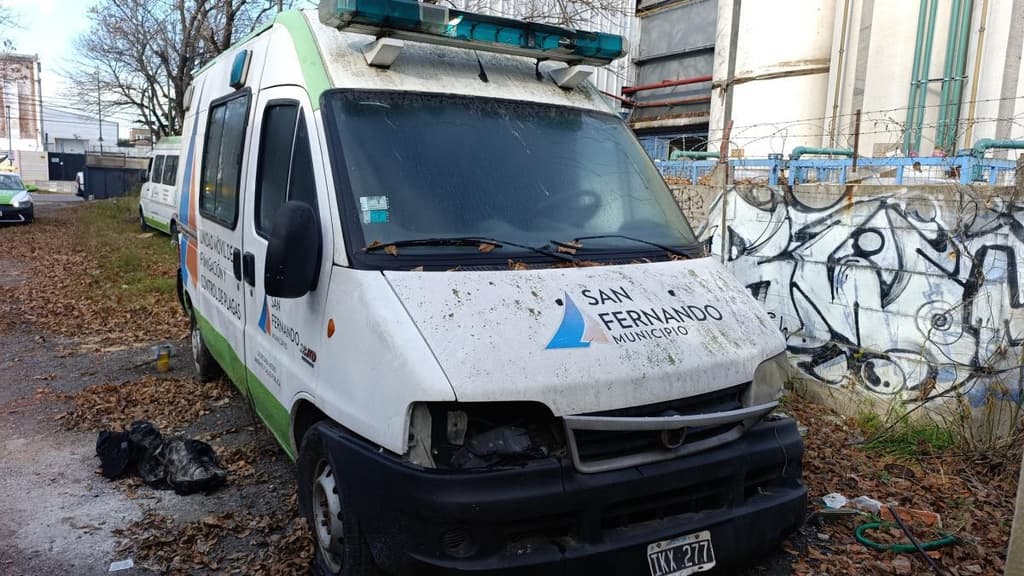 FIAT AMBULANCIA DUCATO MAXICARGO 2.8JTD INTERCO, Año 2009. DOM: IKX277. Ubicación: San Fernando, provincia de Buenos Aires