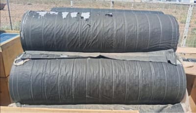ESTRUCTURA TEXTIL PARA MANTA OLEOFÍLICA, Cantidad: 4665,37 Metros aprox, Condición: Sin uso. LOC: Añelo, provincia de Neuquén