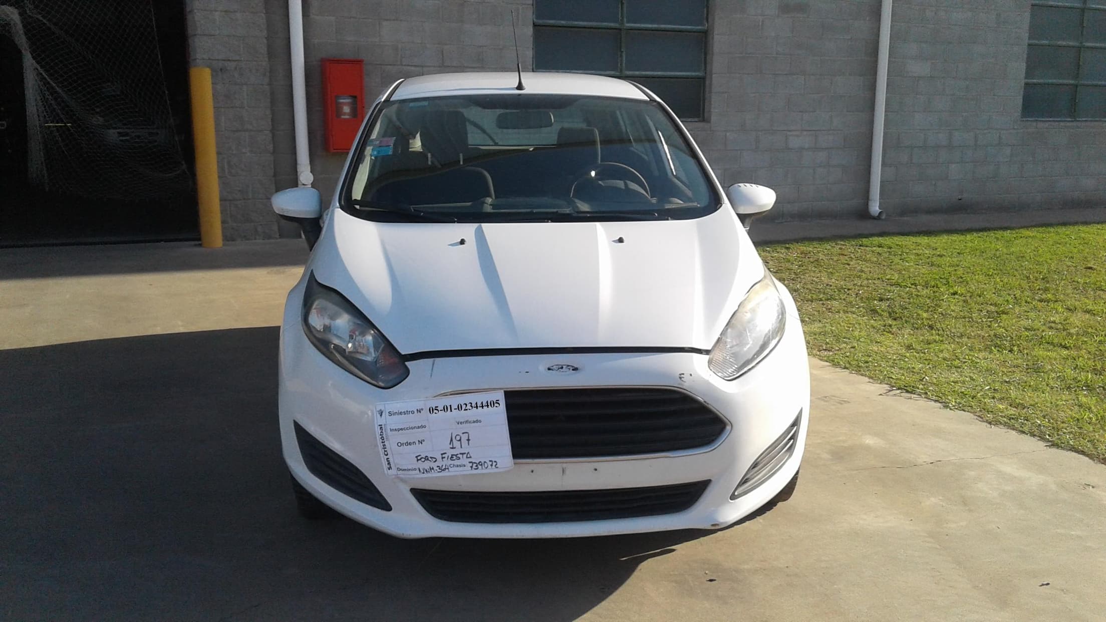 FORD SEDAN 5 PUERTAS FIESTA 1.6L S, Año 2014. DOM: NWM364. Ubicación: MORENO, provincia de Buenos Aires