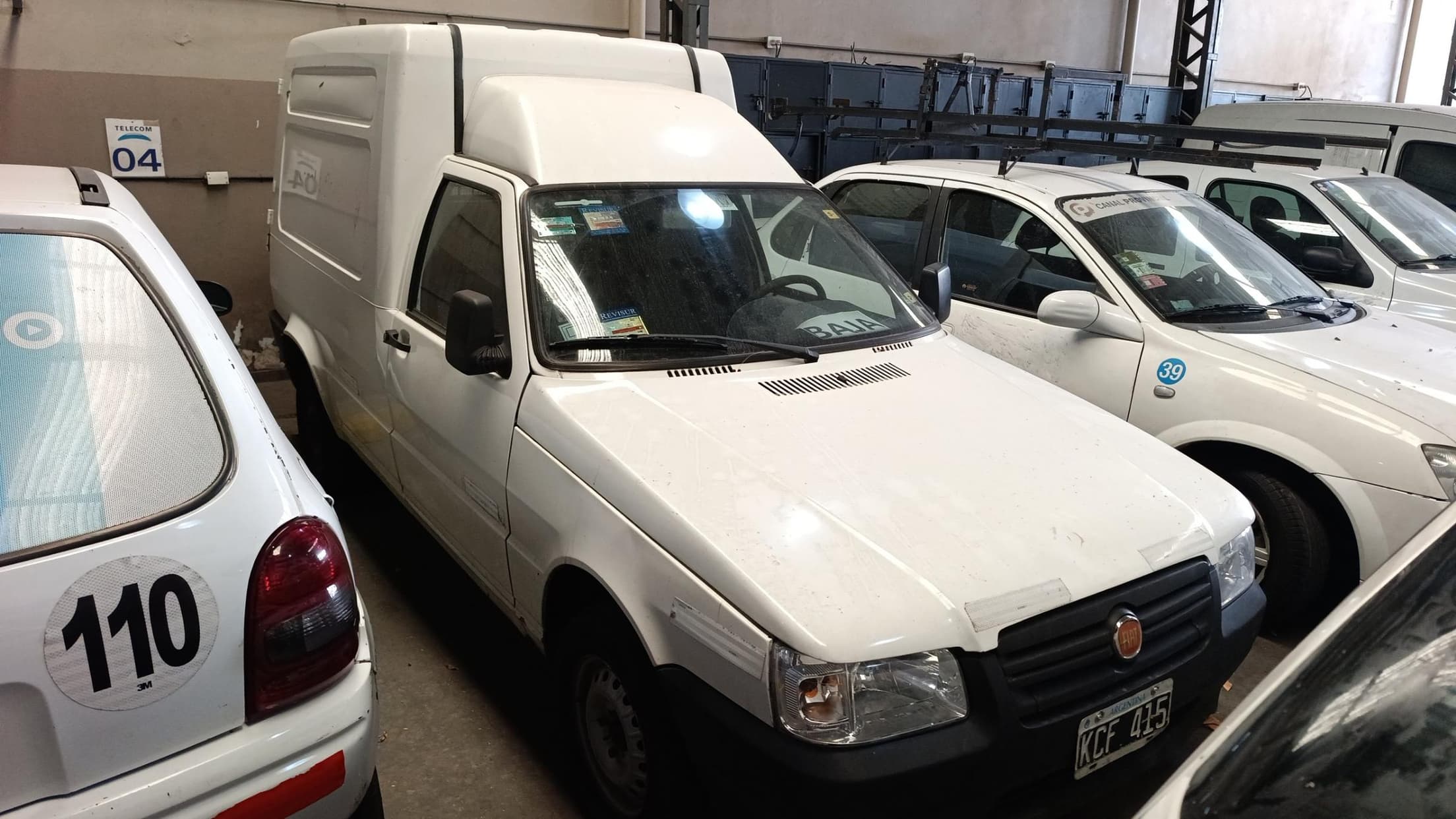 FIAT UTILITARIO FIORINO FIRE 1242 MPI 8V, Año 2011. DOM: KCF415. Ubicación: San Isidro, provincia de Buenos Aires