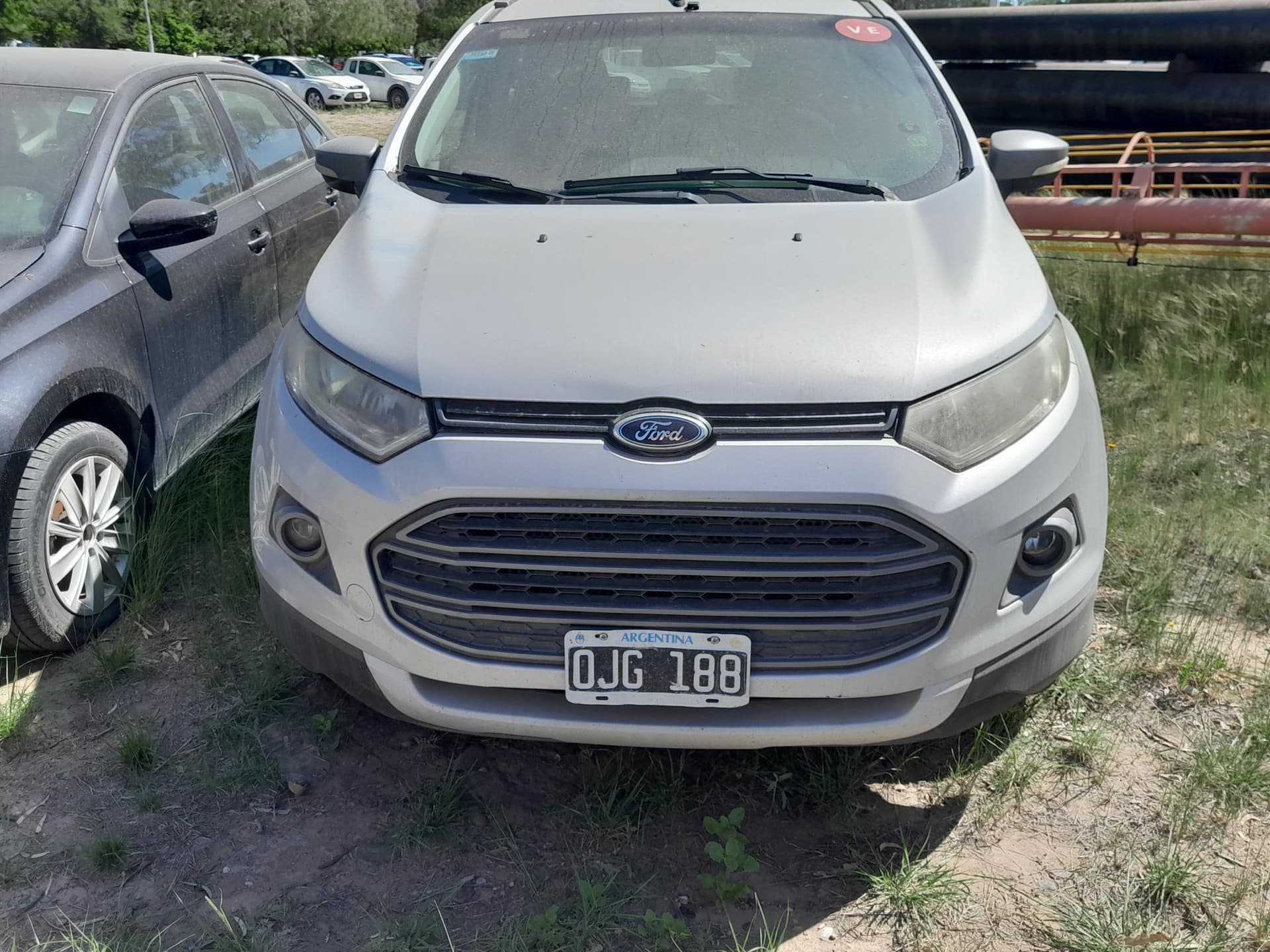 FORD TODO TERRENO ECOSPORT FREESTYLE 2.0L MT N 4WD, Año 2014. DOM: OJG188. Ubicación: Refinería Luján de Cuyo, provincia de Mendoza