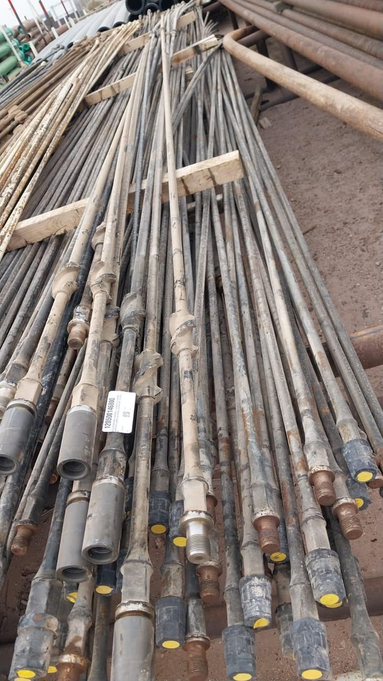 TBG 2.3/8" y Varillas diámetros variados, Cantidad: 92 Unidades, Condición: Rezago. LOC: Neuquén, provincia de Neuquén