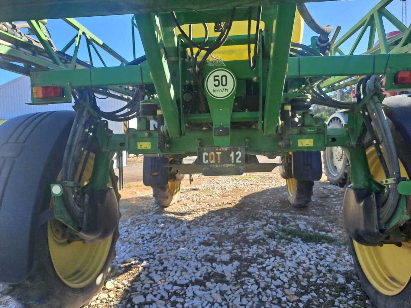 JOHN DEERE PULVERIZADORA 4630, Año 2013. DOM: CQT12. Ubicación: Pieres, provincia de Buenos Aires