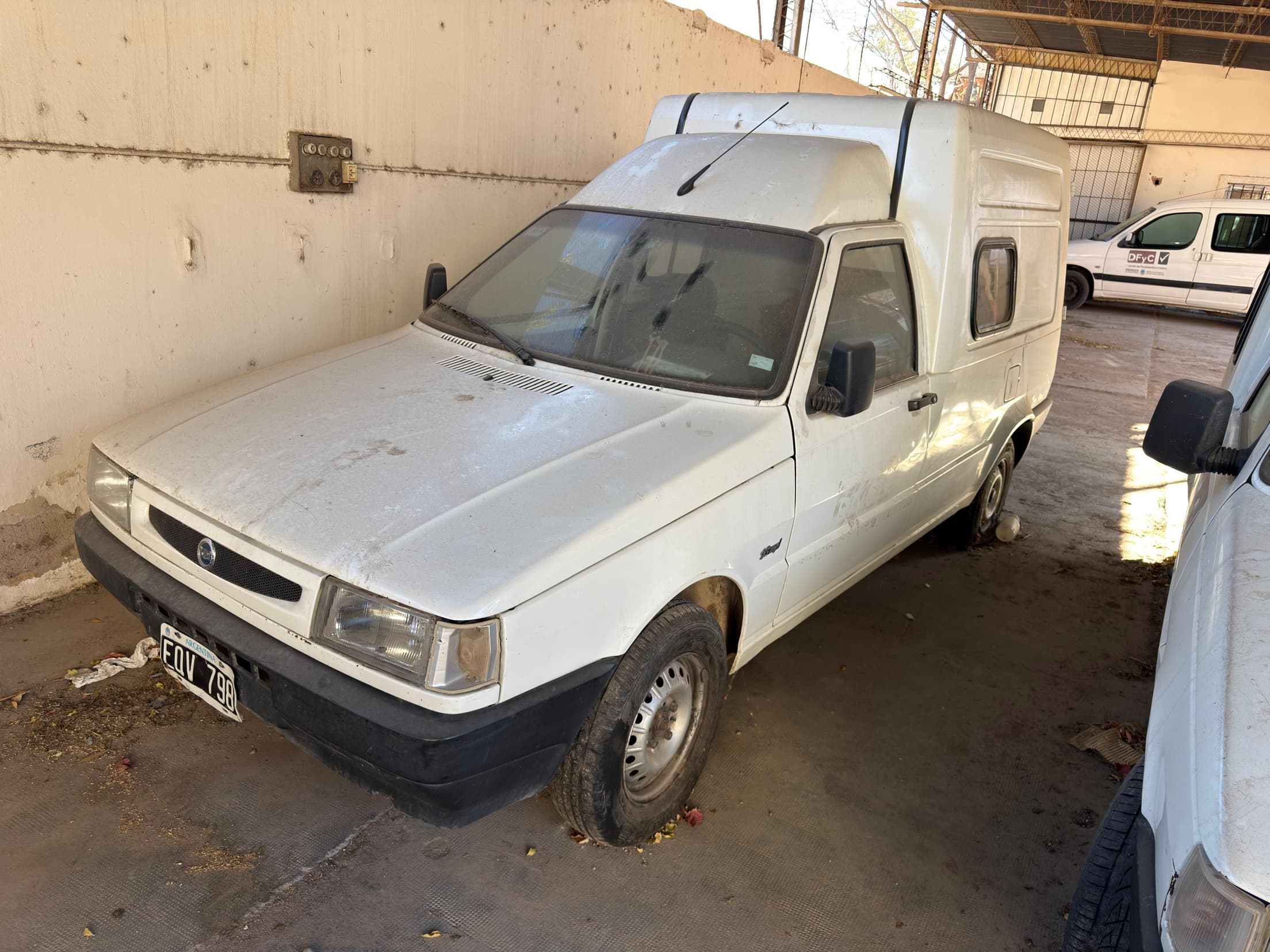FIAT FURGONETA FIORINO 1.3 MPI, Año 2004. DOM: EQV798. Ubicación: Mendoza, provincia de Mendoza