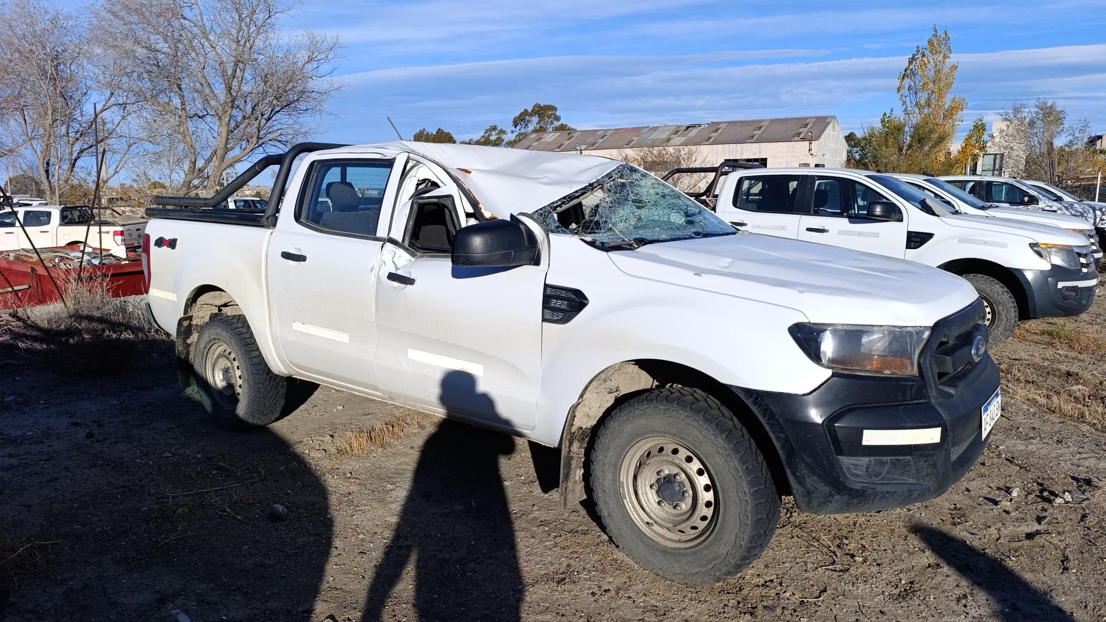 FORD PICK-UP RANGER DC 4X4 XL 2.2L D, Año 2023. DOM: AF840GN. Ubicación: Comodo Rivadavia, provincia de Chubut