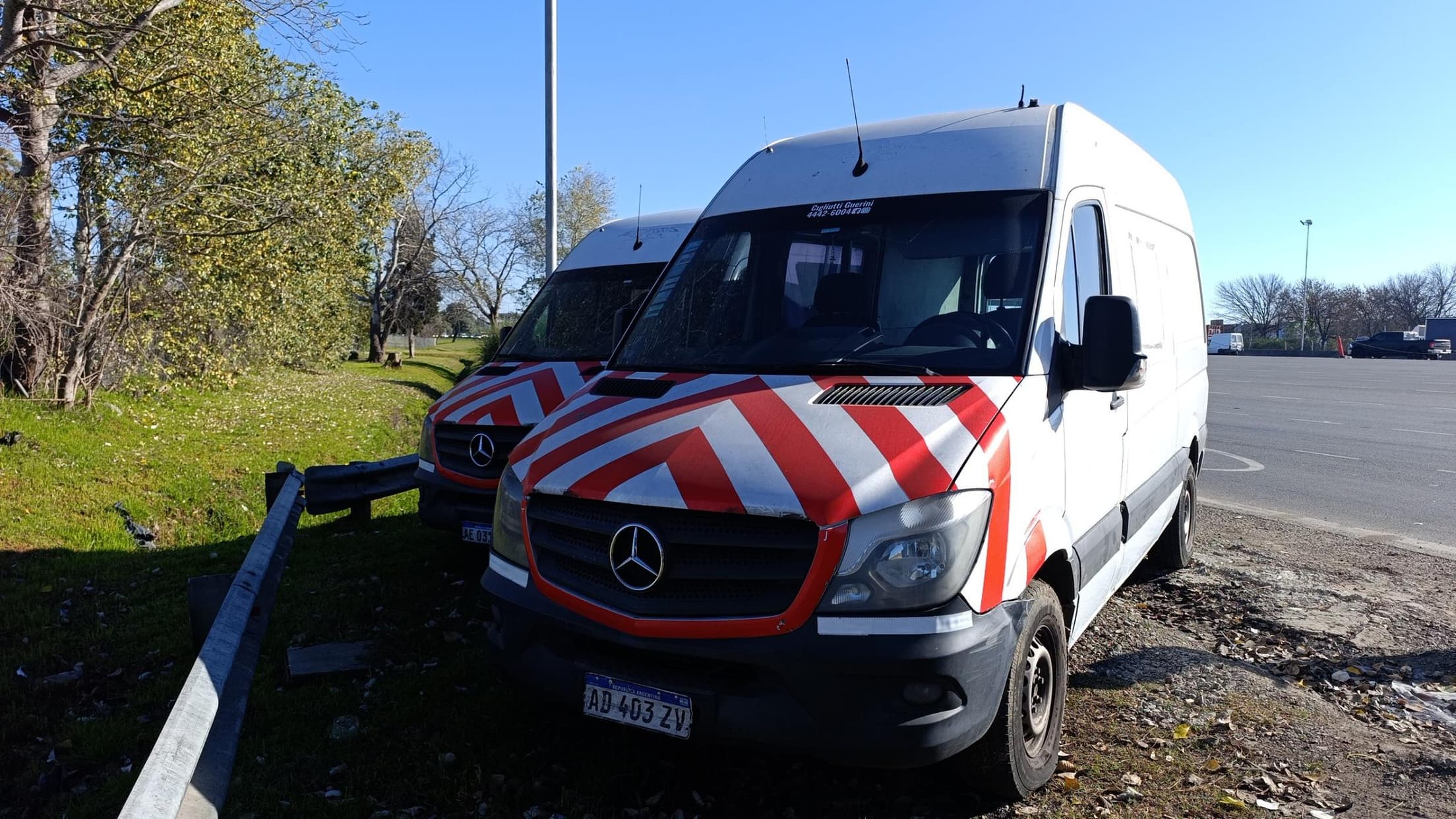 MERCEDES BENZ FURGON SPRINTER 415 CDI-F 3665 TE V1, Año 2018. DOM: AD403ZV. Ubicación: PILAR, provincia de Buenos Aires