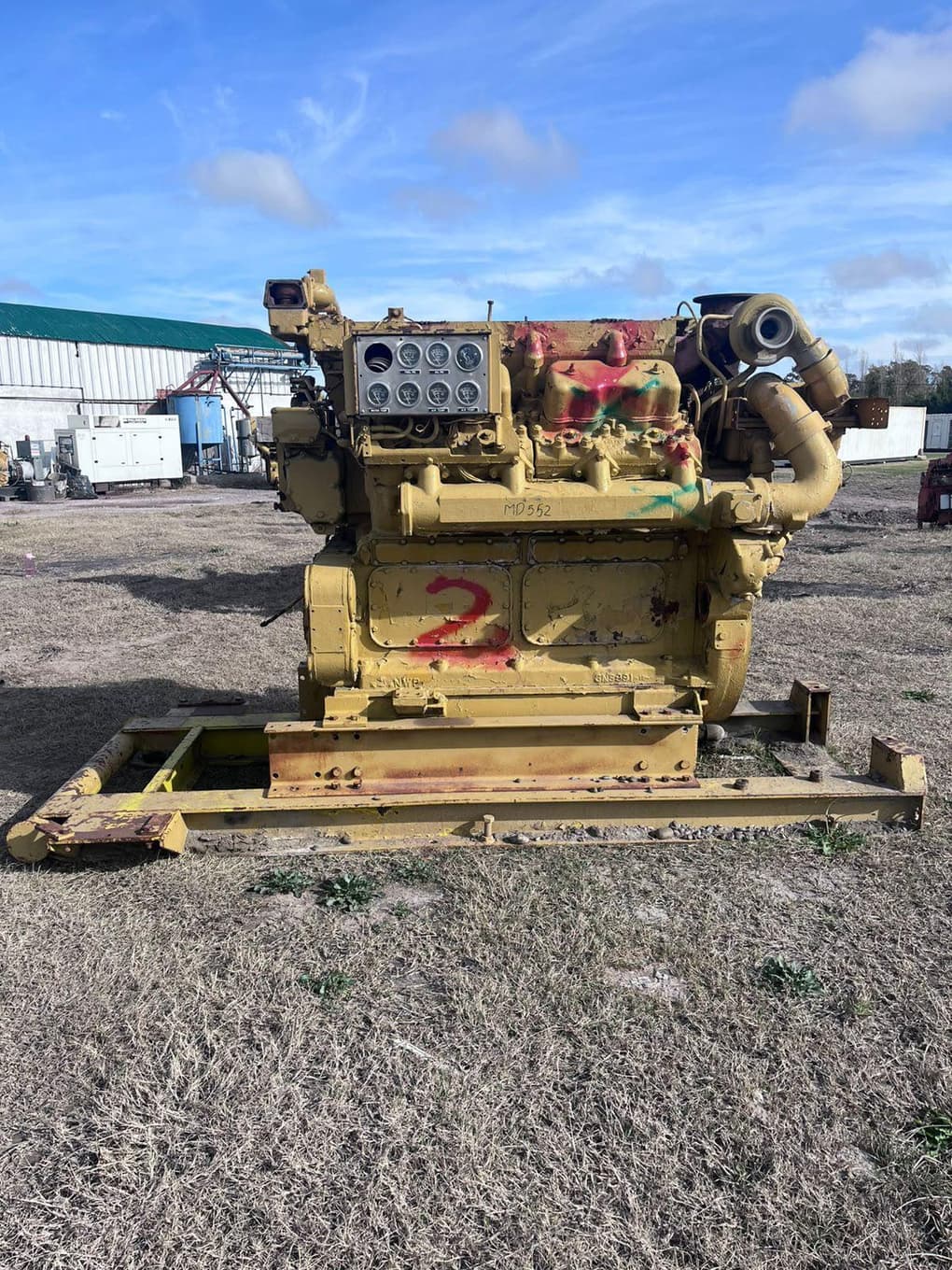 MOTOR CATERPILLAR D379, Cantidad: 1 unidad, Condición: usado, con posibles faltantes. LOC: General Villegas, provincia de Buenos Aires