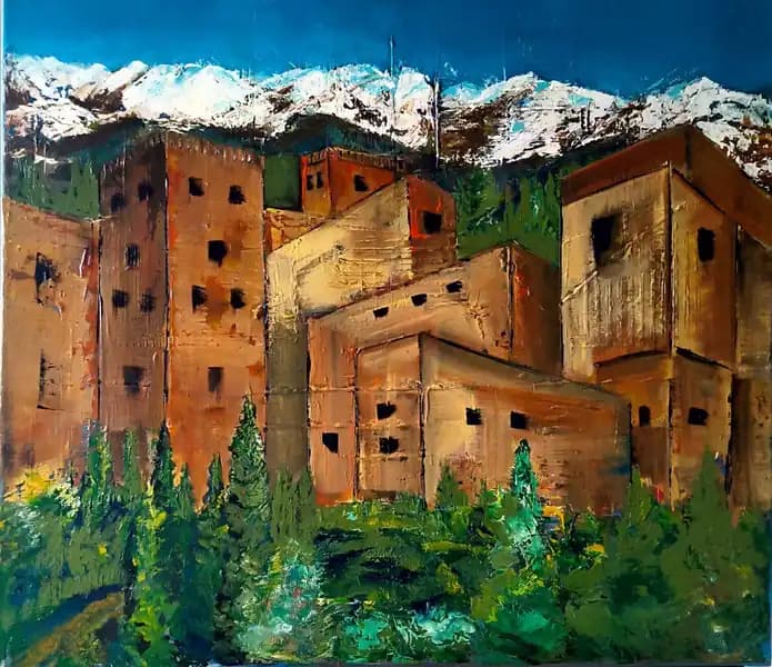 OBRA DE ARTE- PINTURA- "ALHAMBRA"
