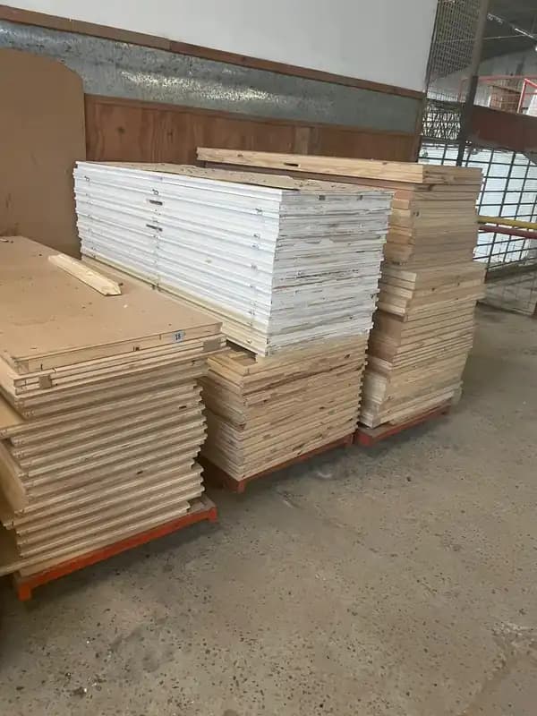 80 HOJAS PLACA DE MADERA