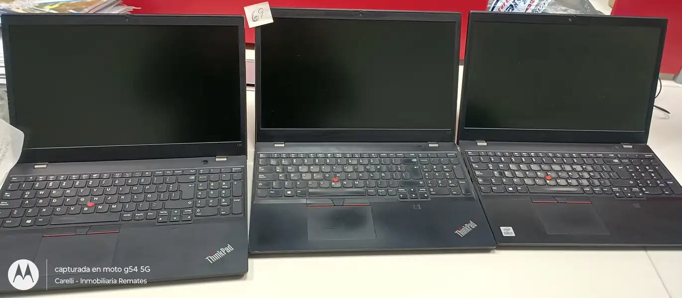 LOTE 3  Notebook Lenovo Thinkpad L15 I7 10510u 32