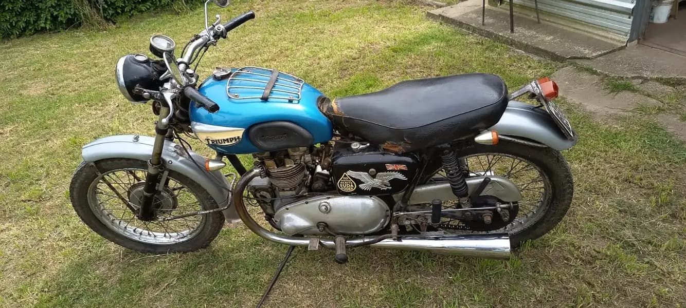 TRIUMP 500C.C,MODELO TIGER, DE COLECCION AÑO 1948