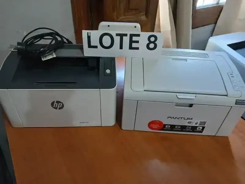 LOTE 8- Impresora HP + Impresora Laser Pantum