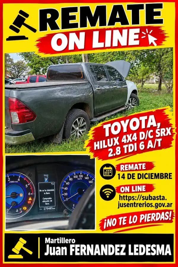 TOYOTA HILUX 2017 4X4 D/C SRX 2.8 TDI 6 A/T