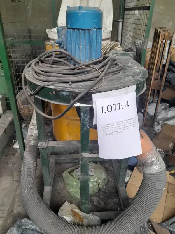 LOTE 4 - ASPIRADOR - ZARANDA - CARRO - CAUCHO TRIT