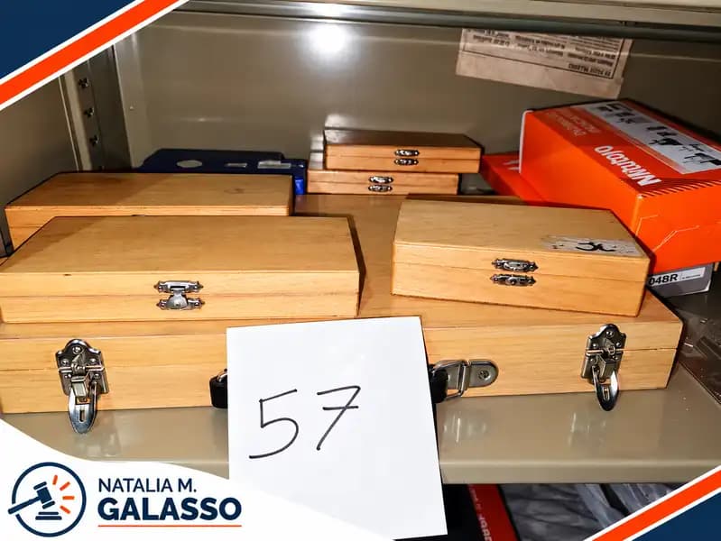 Lote de cajas con calibres